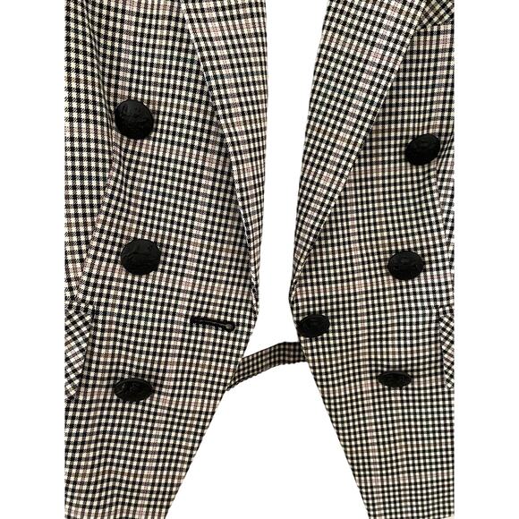 Veronica Beard Grey Plaid Diego Dickey Jacket Blazer 2 EUC - Picture 4 of 14